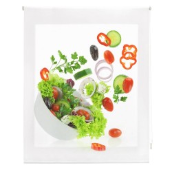 Happystor HSCC03754 Estor Enrollable Estampado Digital Cocina Tejido Traslúcido